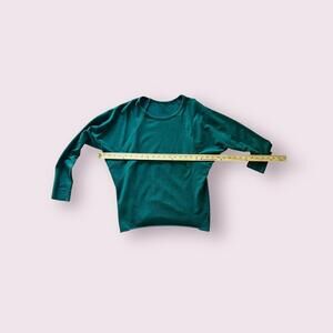 FLEO Women's Long Sleeve Top in Teal M EUC‎ RARE